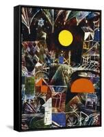 Moonrise - Sunset; Mondauf - Sonnenuntergang-Paul Klee-Framed Stretched Canvas