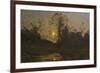 Moonrise-Henri-Joseph Harpignies-Framed Art Print