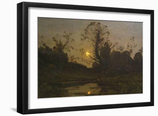 Moonrise-Henri-Joseph Harpignies-Framed Art Print