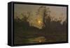 Moonrise-Henri-Joseph Harpignies-Framed Stretched Canvas