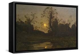 Moonrise-Henri-Joseph Harpignies-Framed Stretched Canvas