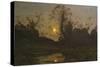 Moonrise-Henri-Joseph Harpignies-Stretched Canvas