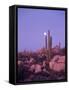 Moonset Desert Scenic and Boojum Cactus, Catavina, Mexico-Stuart Westmoreland-Framed Stretched Canvas