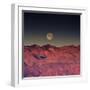 Moonset over Cottonwood Mountains, Death Valley, California, USA-Michel Hersen-Framed Photographic Print