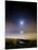 Moonset Over the Sea with Pleiades Cluster-Stocktrek Images-Mounted Photographic Print