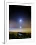 Moonset Over the Sea with Pleiades Cluster-Stocktrek Images-Framed Photographic Print