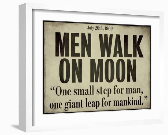 Moonwalk-null-Framed Giclee Print