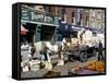 Moore Street Market, Dublin, County Dublin, Eire (Ireland)-Ken Gillham-Framed Stretched Canvas