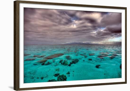 Moorea Lagoon-Nathan Secker-Framed Giclee Print