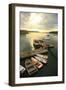 Moored Boats, Acadia National Park, Maine, USA-Stefano Amantini-Framed Photographic Print