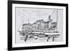 Moored boats in the harbor, Saint-Tropez, French Riviera, France-Richard Lawrence-Framed Photographic Print