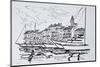 Moored boats in the harbor, Saint-Tropez, French Riviera, France-Richard Lawrence-Mounted Photographic Print