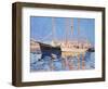 Moored Sailing Ships, Skagen, Denmark, 1999-Jennifer Wright-Framed Premium Giclee Print
