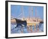 Moored Sailing Ships, Skagen, Denmark, 1999-Jennifer Wright-Framed Giclee Print