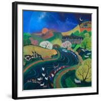 Moored Up for the Night, 2012-Lisa Graa Jensen-Framed Giclee Print