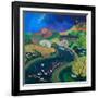 Moored Up for the Night, 2012-Lisa Graa Jensen-Framed Giclee Print