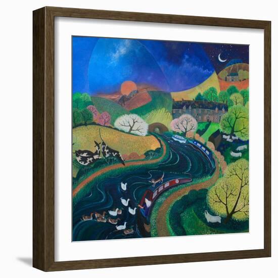 Moored Up for the Night, 2012-Lisa Graa Jensen-Framed Giclee Print