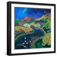 Moored Up for the Night, 2012-Lisa Graa Jensen-Framed Giclee Print