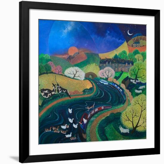 Moored Up for the Night, 2012-Lisa Graa Jensen-Framed Giclee Print