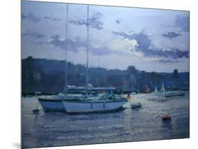 Moored Yachts, Late Afternoon-Jennifer Wright-Mounted Giclee Print