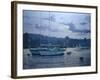 Moored Yachts, Late Afternoon-Jennifer Wright-Framed Giclee Print
