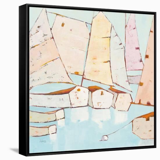 Moored-Phyllis Adams-Framed Stretched Canvas