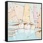 Moored-Phyllis Adams-Framed Stretched Canvas