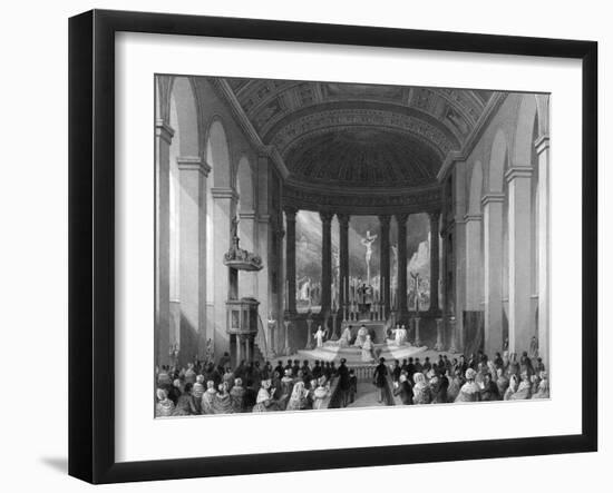 Moorfields Chapel-Thomas H Shepherd-Framed Art Print