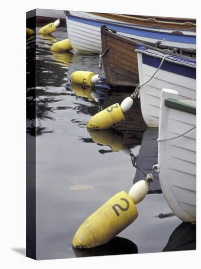 Mooring Buoys at the Center for Wooden Boats, Seattle, Washington, USA-Merrill Images-Stretched Canvas