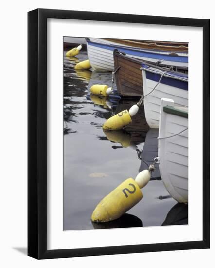 Mooring Buoys at the Center for Wooden Boats, Seattle, Washington, USA-Merrill Images-Framed Photographic Print