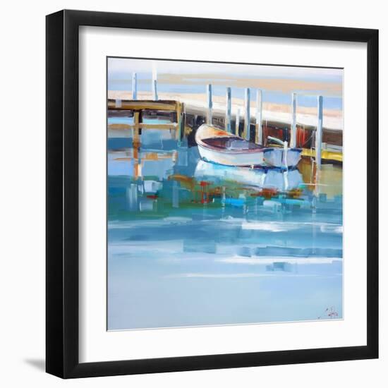 Mooring, Solitude-Craig Trewin Penny-Framed Art Print