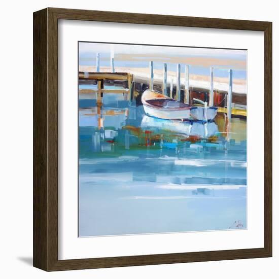 Mooring, Solitude-Craig Trewin Penny-Framed Art Print