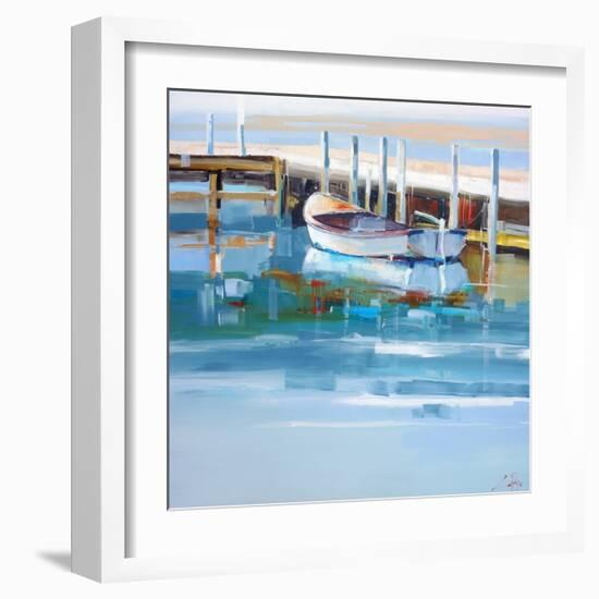 Mooring, Solitude-Craig Trewin Penny-Framed Art Print