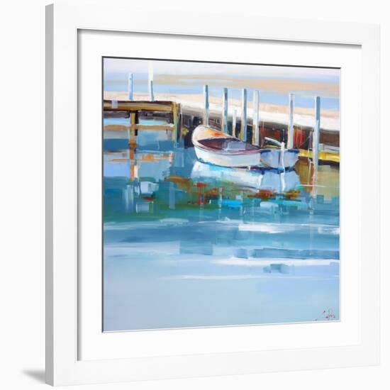 Mooring, Solitude-Craig Trewin Penny-Framed Art Print