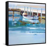 Mooring, Solitude-Craig Trewin Penny-Framed Stretched Canvas