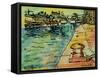 Moorings-Brenda Brin Booker-Framed Stretched Canvas