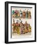 Moorish and Turkish Dress, c.1500, from Trachten Der Voelker, 1864-Albert Kretschmer-Framed Giclee Print