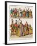 Moorish and Turkish Dress, c.1500, from Trachten Der Voelker, 1864-Albert Kretschmer-Framed Giclee Print