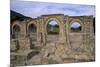 Moorish Arch Portico on Plaza De Armas, Ruins of Medina Azahara Medieval Palace-City-null-Mounted Giclee Print