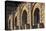Moorish Arch Portico on Plaza De Armas, Ruins of Medina Azahara Medieval Palace-City-null-Stretched Canvas