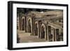 Moorish Arch Portico on Plaza De Armas, Ruins of Medina Azahara Medieval Palace-City-null-Framed Giclee Print