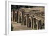 Moorish Arch Portico on Plaza De Armas, Ruins of Medina Azahara Medieval Palace-City-null-Framed Giclee Print