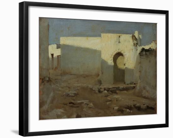 Moorish Buildings in Sunlight, 1879-80-John Singer Sargent-Framed Giclee Print