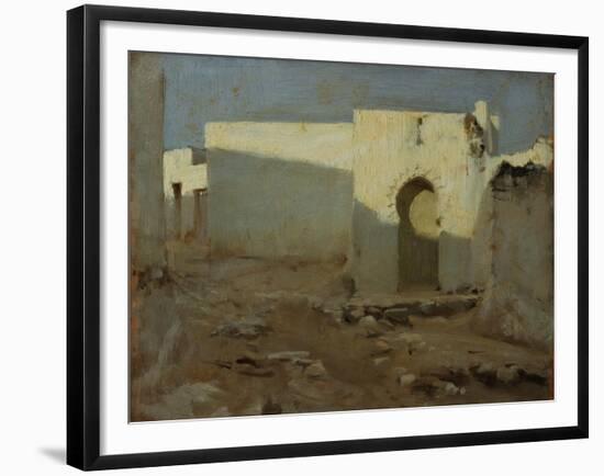 Moorish Buildings in Sunlight, 1879-80-John Singer Sargent-Framed Giclee Print