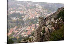 Moorish Castle (Castelo dos Morros), Sintra, Portugal-Mark A Johnson-Stretched Canvas