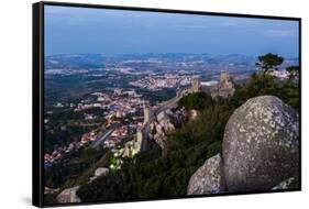 Moorish Castle (Castelo dos Morros), Sintra, Portugal-Mark A Johnson-Framed Stretched Canvas