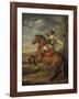 Moorish Chieftain on Horseback-Tim Ashkar-Framed Art Print