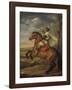 Moorish Chieftain on Horseback-Tim Ashkar-Framed Art Print