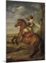 Moorish Chieftain on Horseback-Tim Ashkar-Mounted Art Print