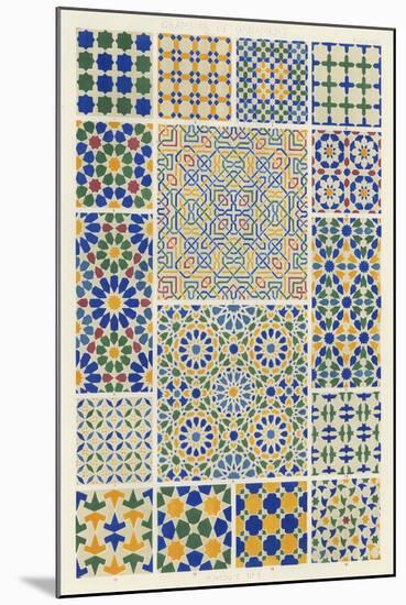 Moorish Design-Owen Jones-Mounted Art Print